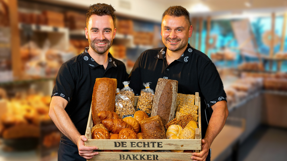 Flyer echte bakker Snijders Bestellen via WhatsApp